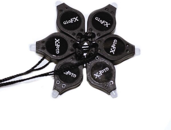 GloFX Exclusive Trans Morph 6-Led Orbit – Lights Spinning Lightshow Orbital Toy Rave Light