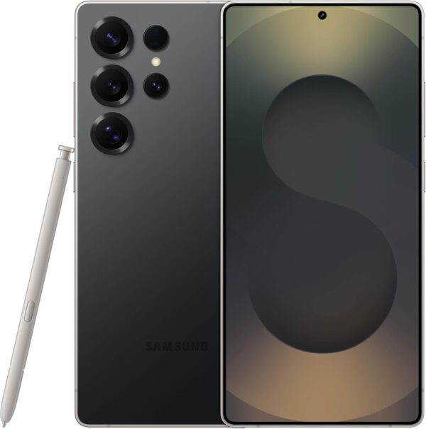 Samsung Galaxy S25 Ultra Cell Phone, 256GB AI Smartphone, Unlocked Android, AI Camera, Fast Processor, Long Battery Life, 2025, US 1 Yr Manufacturer Warranty, Titanium Black