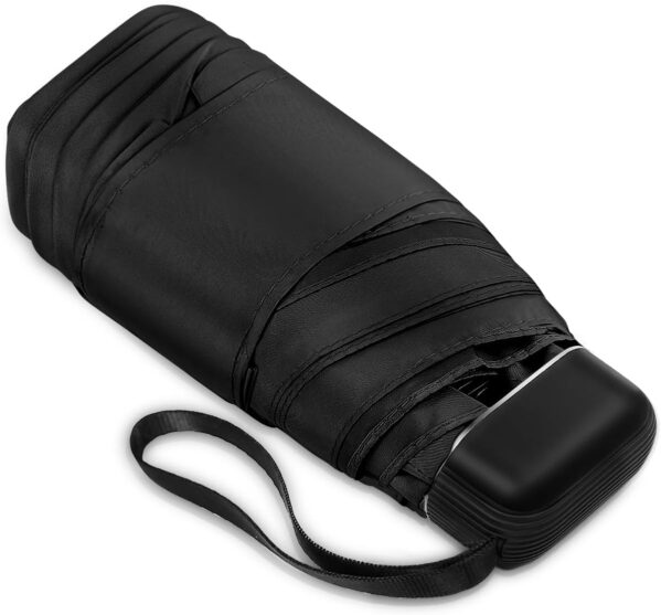 LEAGERA Mini Umbrella – Compact, Waterproof Travel Umbrella for Light Rain, Suitable for Women’s Purse and Pocket
