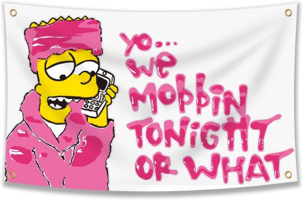 We Mobbin Tonight Or What 3×5 Ft Flag, events, festivals..