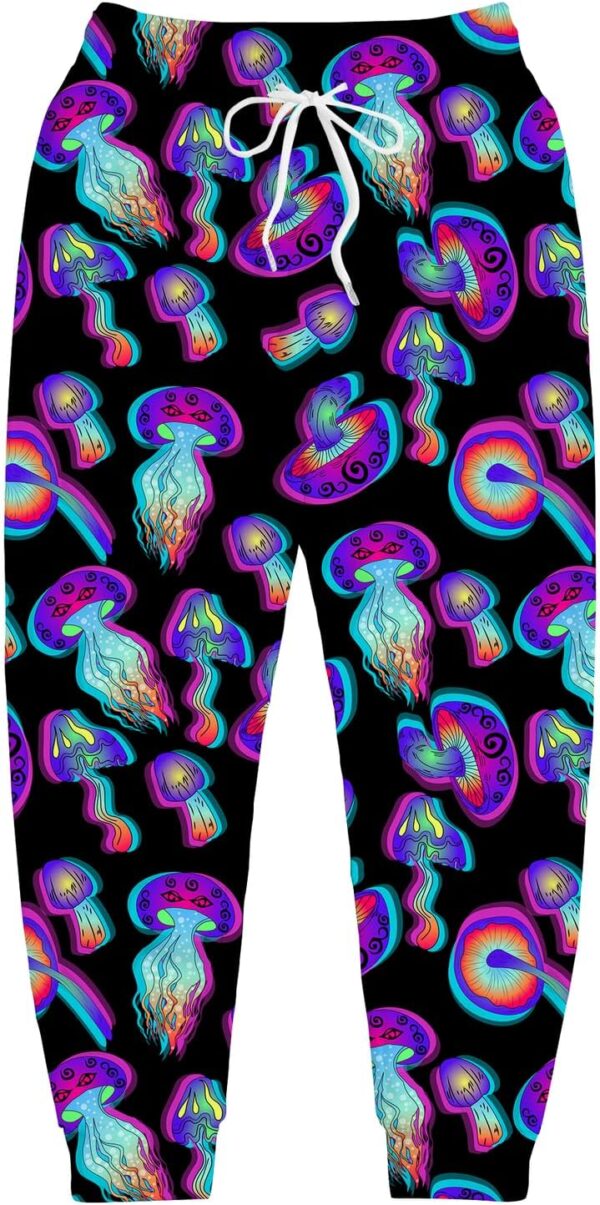 Joggers for Men Funny Pants Casual Track Pants Rave Outfit Athletic Trousers