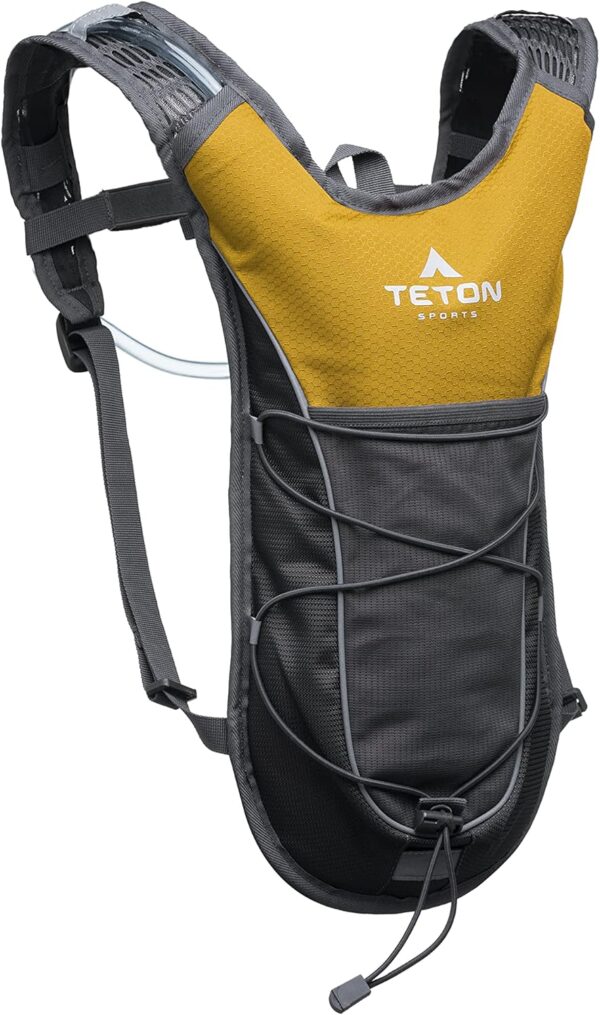 Teton Trailrunner Hydration Backpack, Hydration Pack for Hiking, Running, Cycling, Biking. Lightweight Vest for Men and Women. Sewn-in Rain Cover, 2L Water Bladder Included