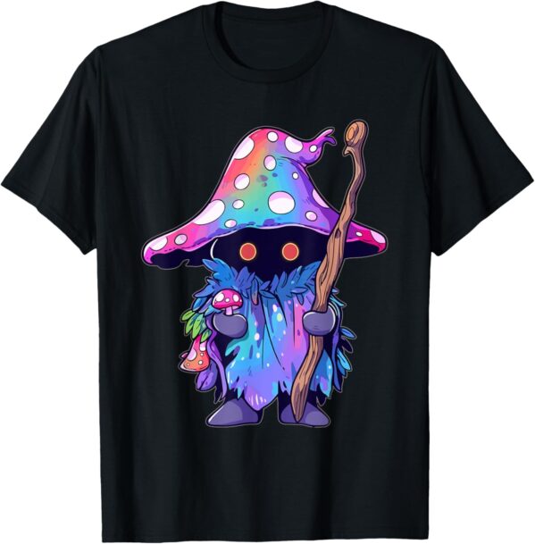 EDM DJ Festival Outfit Men & Women Unisex-Adults Psychedelic Festival Trippy Wizard EDM Rave T-Shirt Black Small Short Sleeve T-Shirt
